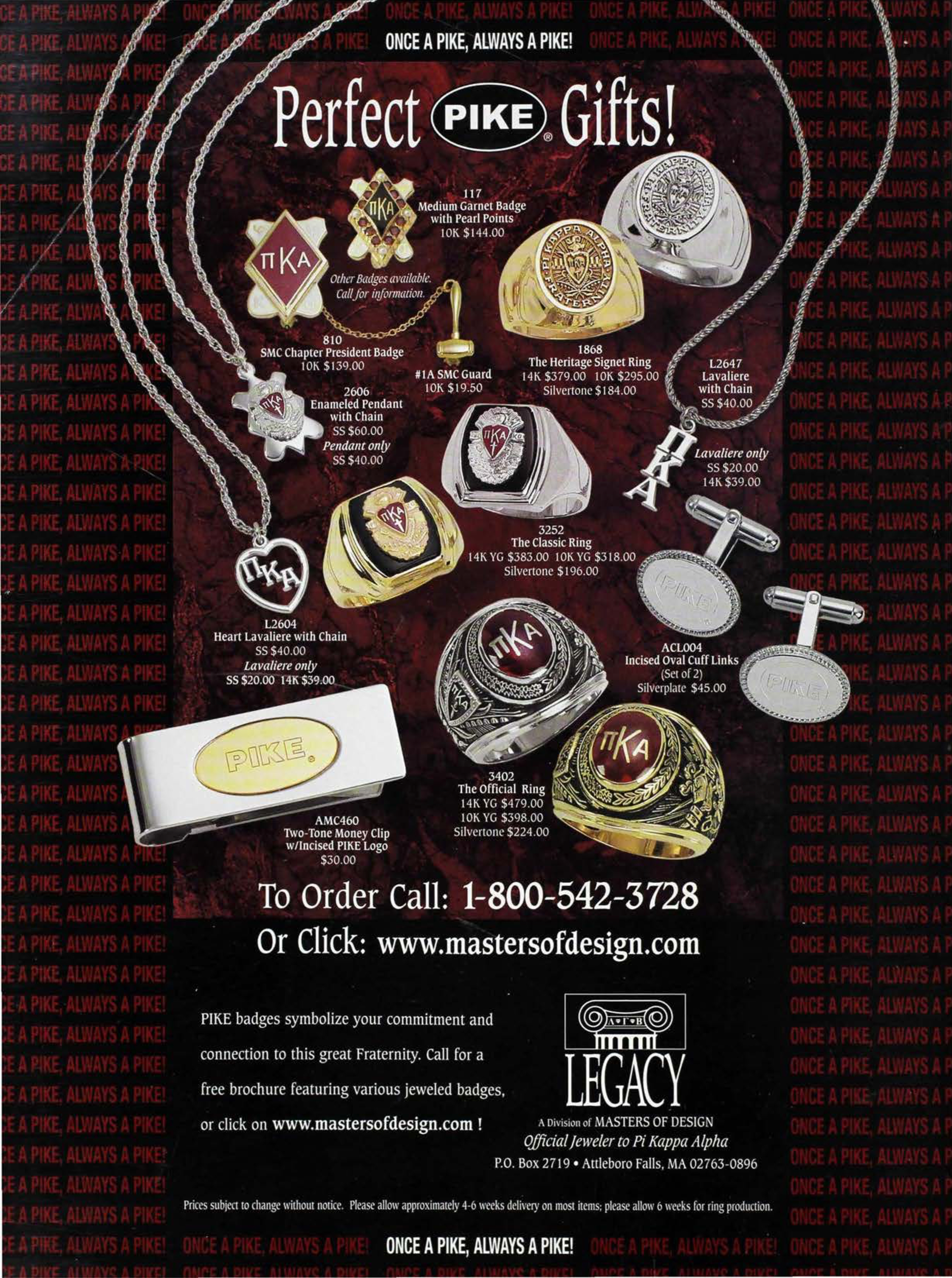 Legacy Advertisement, Autumn 2004